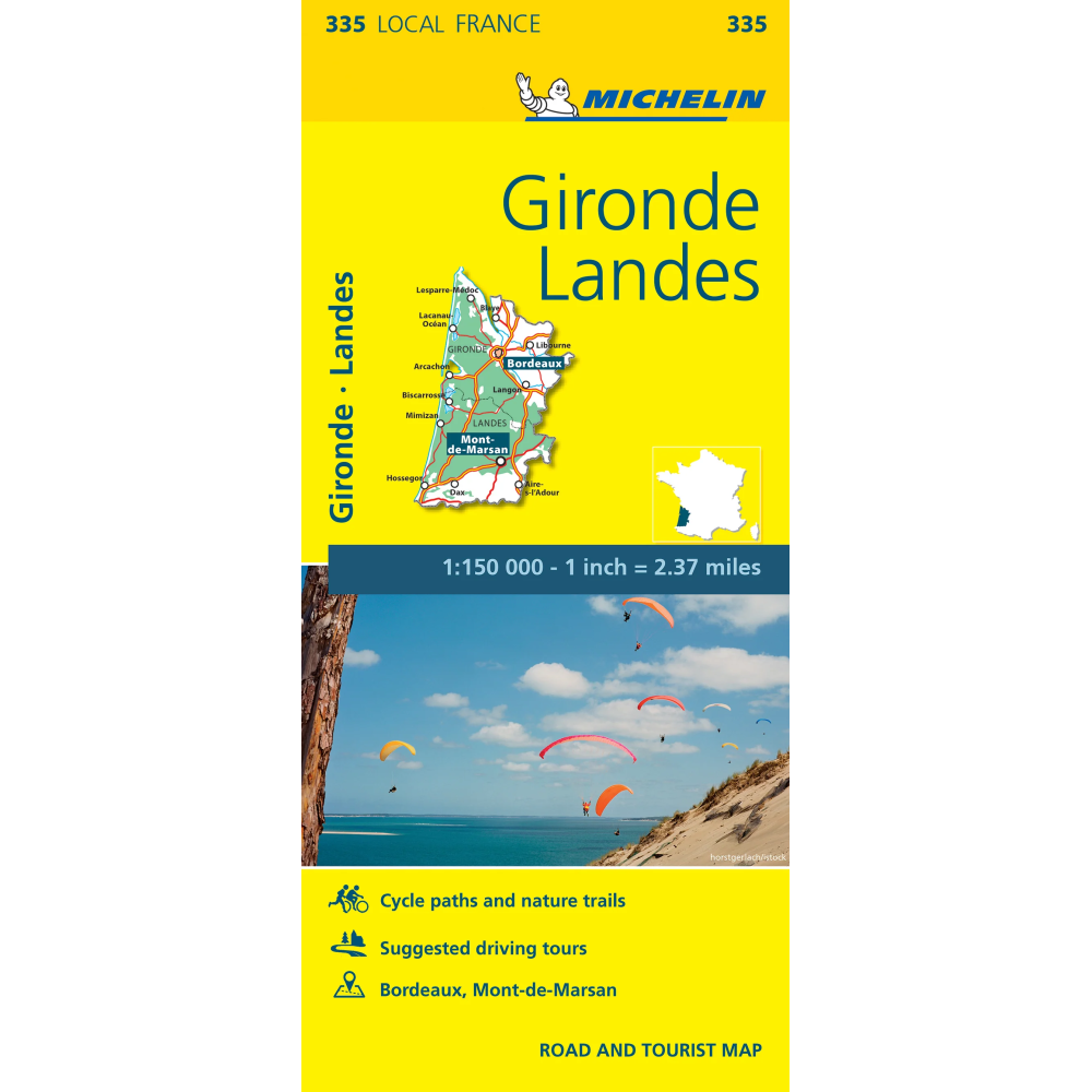 335 Girondes, Landes Michelin
